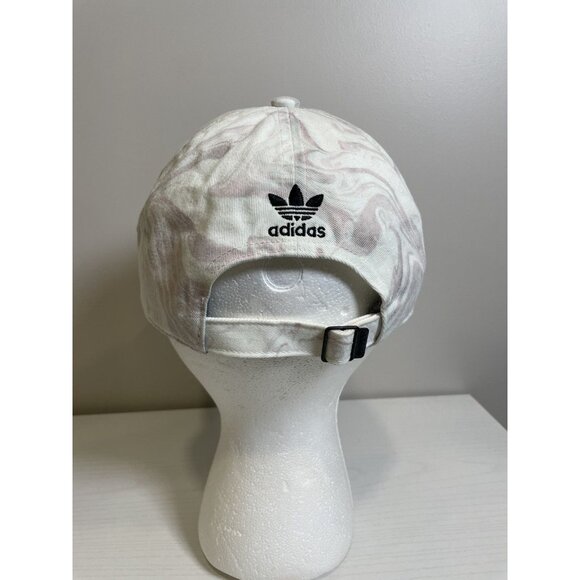 Adidas Trefoil Logo Marble Print Bucket Hat Streetwear Trendy 100% Cotton - Picture 3 of 9